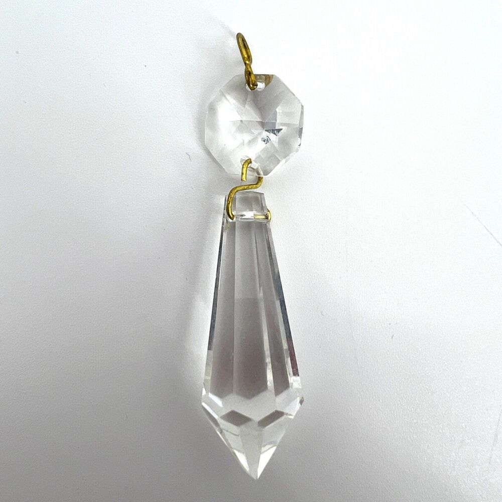 Vintage Authentic Czech Crystal Prism + Octagon Chandelier Replacement